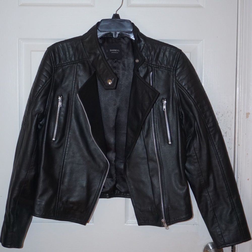 Barneys Original Moto Leather Jacket